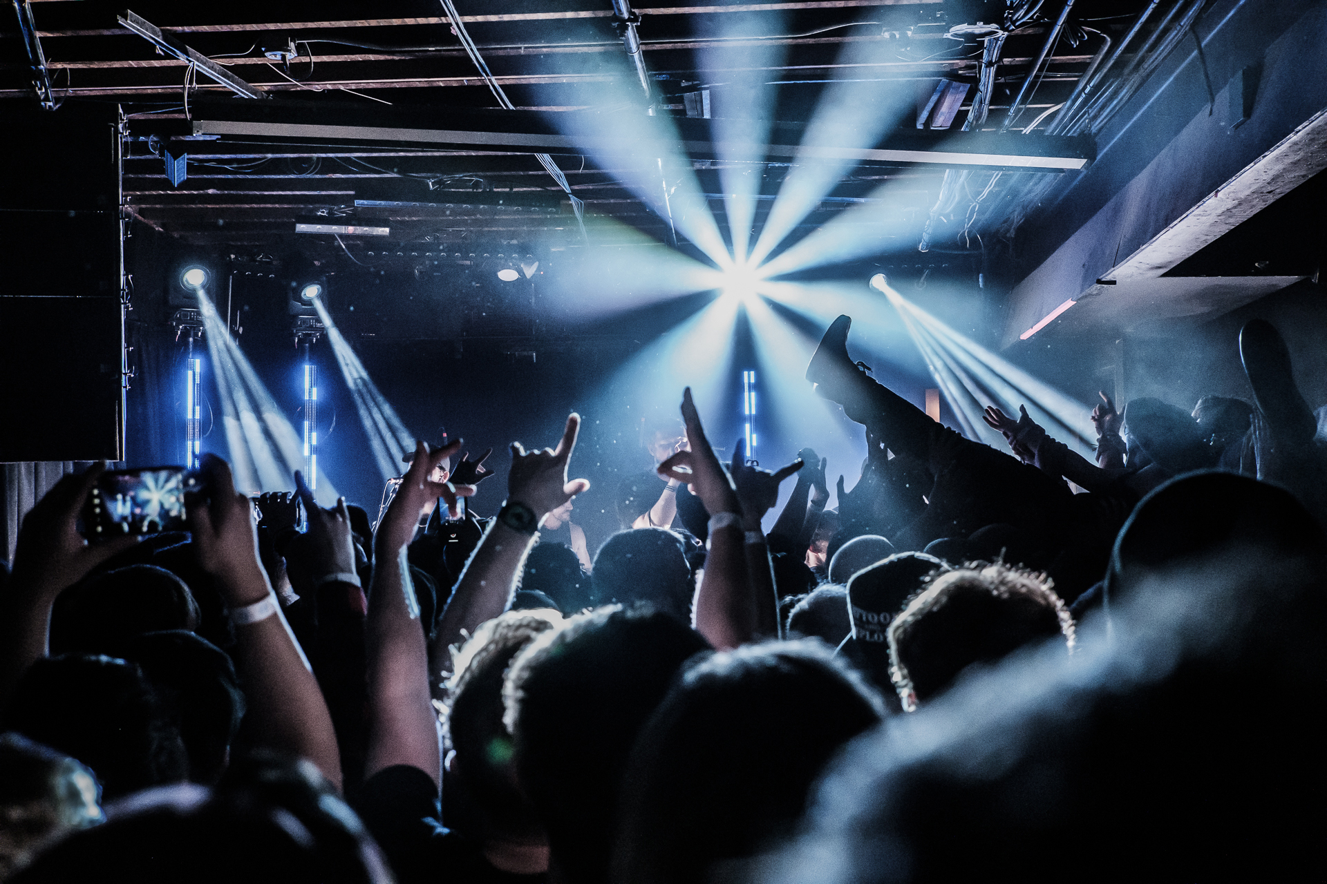 Currents performing at The Marquis in Denver.